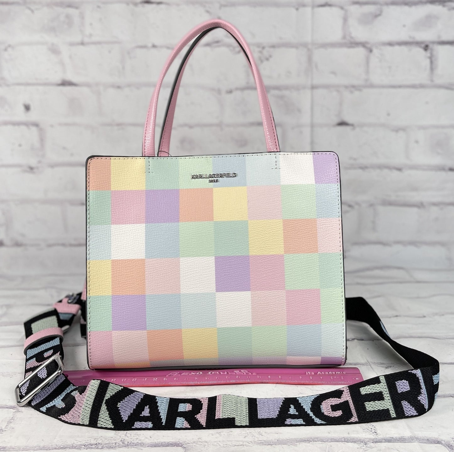 Bolso KL mosaico pastel