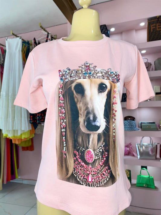Blusa Galgo rosa