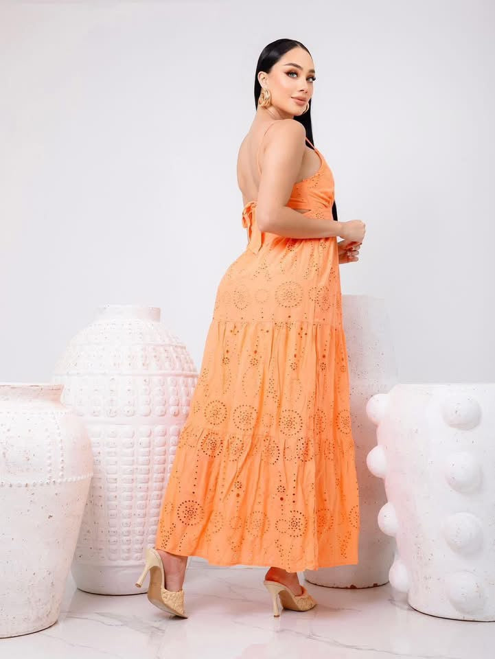 Vestido Josefina naranja