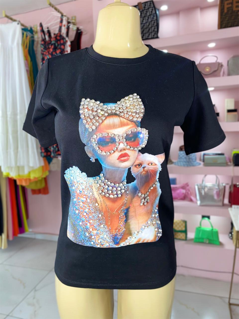 Blusa diva moño