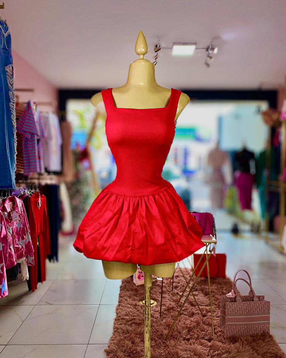 BubbleDress Rojo