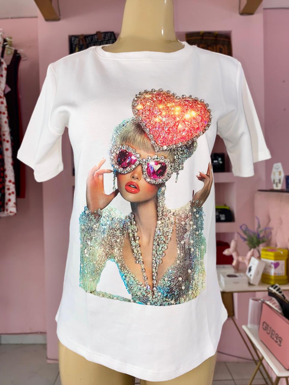 Blusa reina de corazones