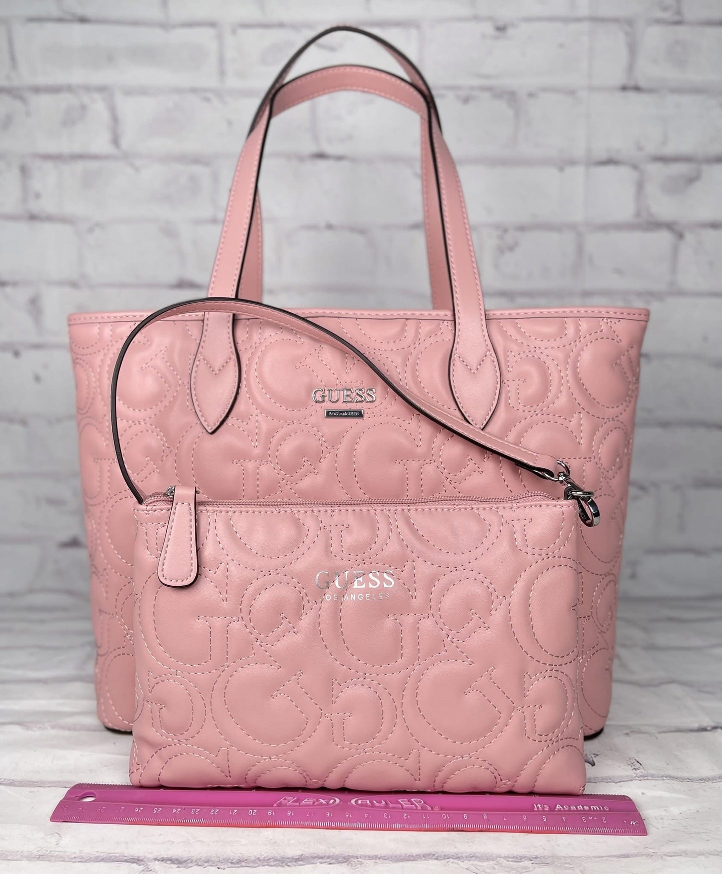 Bolsa Tote doble rosa