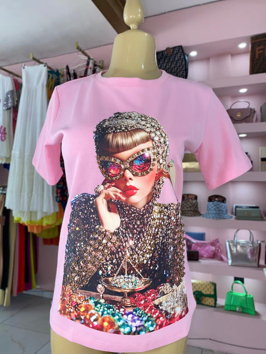 Blusa Diva rosa