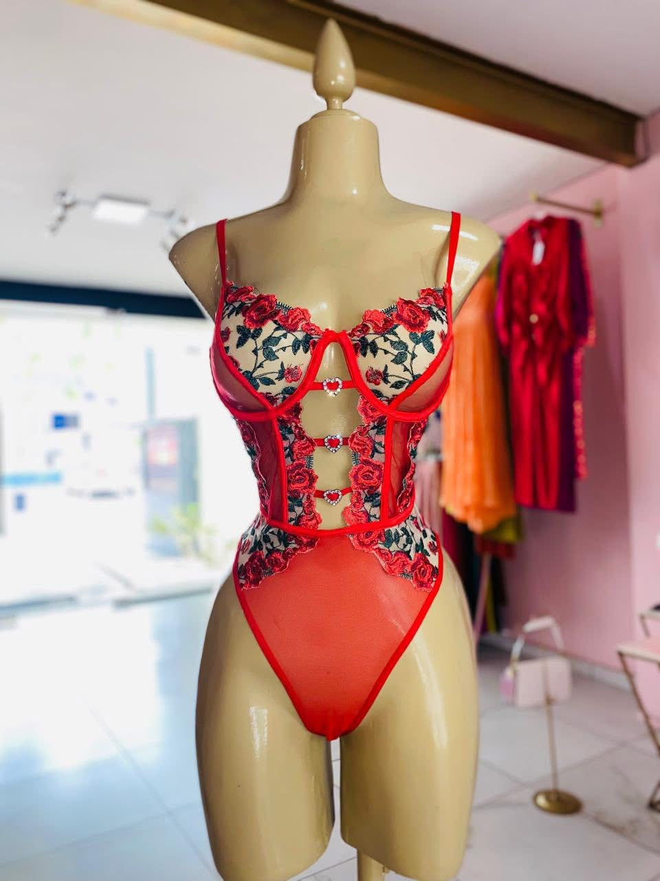 Bodysuits rojo