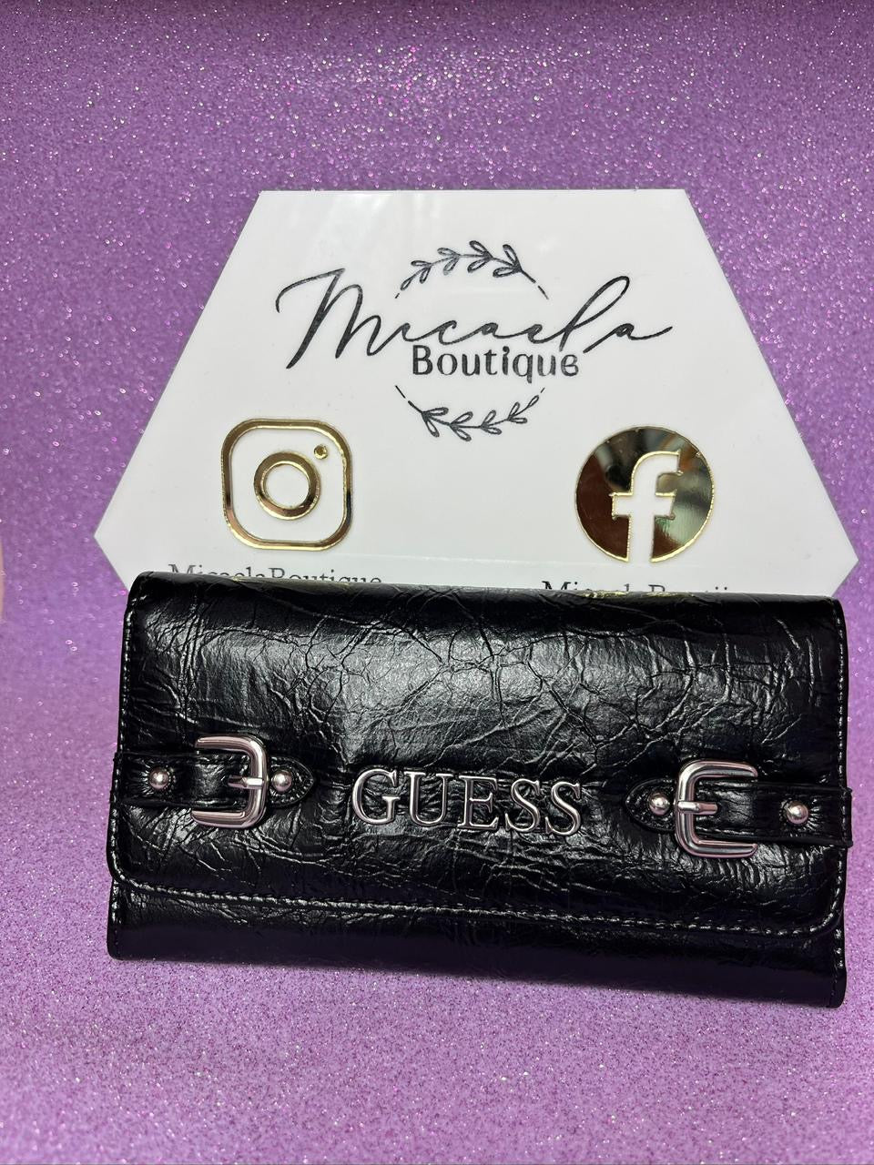 Cartera Guess negra