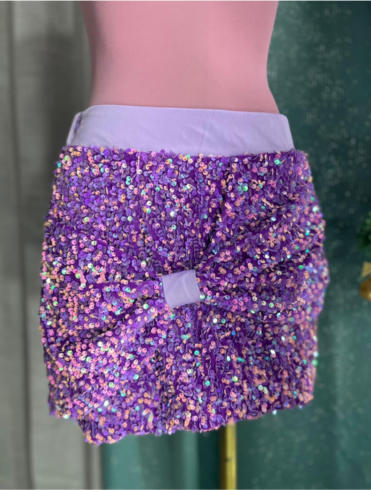 Minifalda lila
